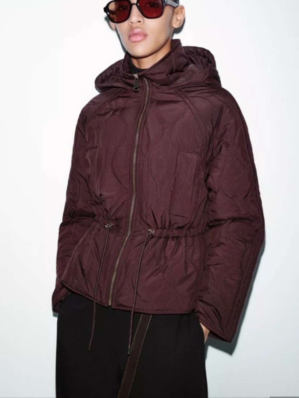 Zara Puffer Hooded Jacket